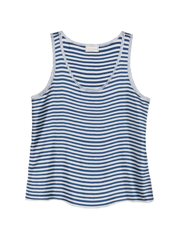  Pierre Louis Mascia Pierre Louis Mascia Striped Silk Tank Top 