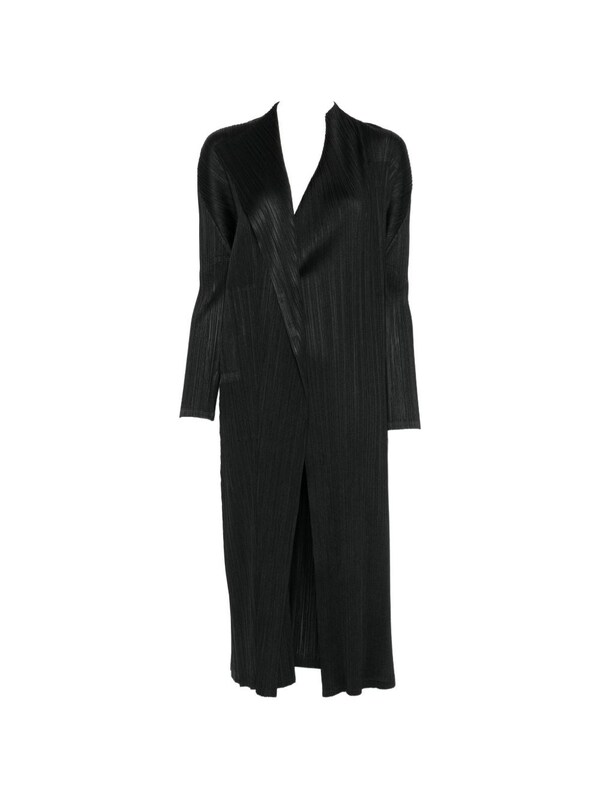  Pleats Please Issey Miyake Pleats Please Issey Miyake Pleated Long Coat 