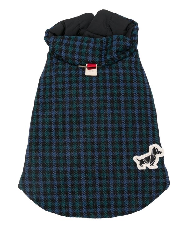  Poldo Dog Couture Poldo Dog Couture Lake Trail - Double Face Dog Coat 