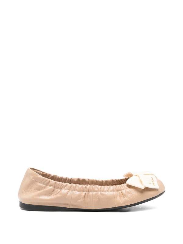  Prada Prada Leather Ballet Flats 