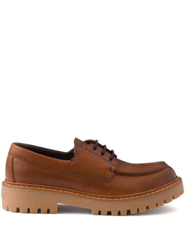  Prada Prada Leather Loafers 