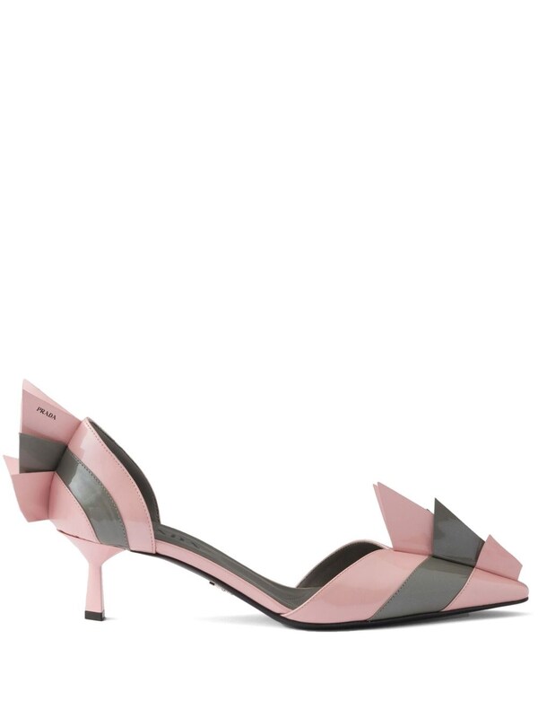  Prada Prada Patent Leather Bicolor Pumps 
