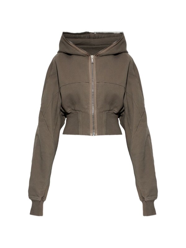  Rick Owens Drkshdw Rick Owens Drkshdw Collage Gimp Cotton Hoodie 