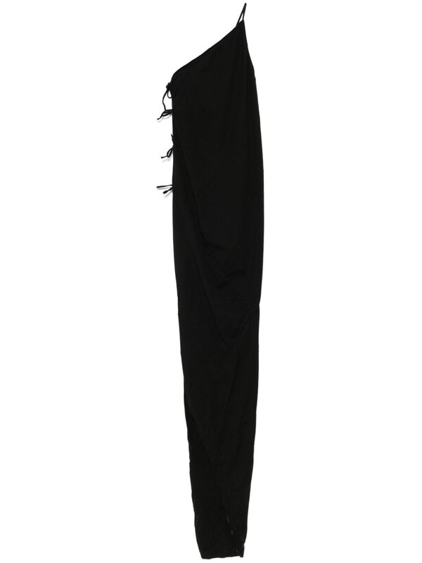  Rick Owens Drkshdw Rick Owens Drkshdw One-shoulder Long Dress 