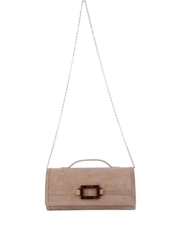  Roger Vivier Roger Vivier Belle Vivier Leather Clutch 