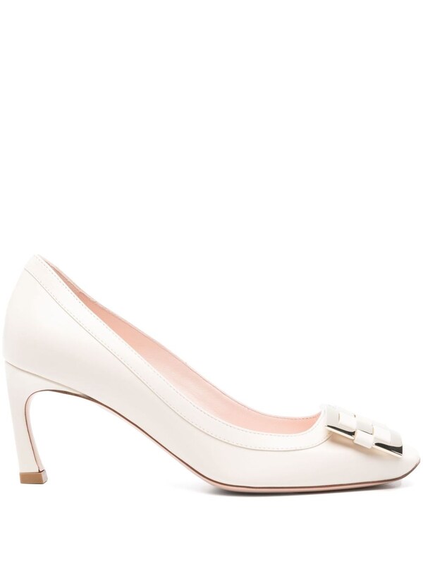  Roger Vivier Roger Vivier Trompette Leather Pumps 