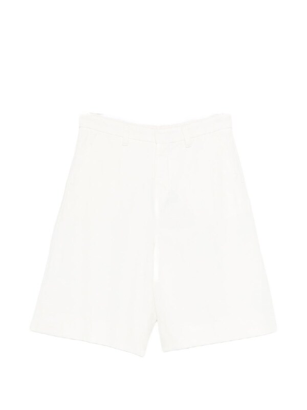 S Max Mara S Max Mara Cotton And Linen Blend Shorts 