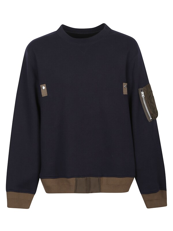  Sacai Sacai Cotton Crew Neck Sweater 