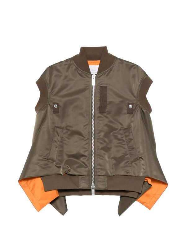 Sacai Sacai Nylon Zipped Vest 