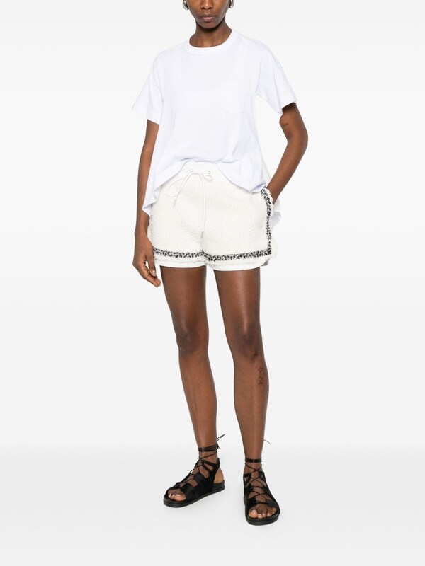  Sacai Sacai Tweed Shorts 