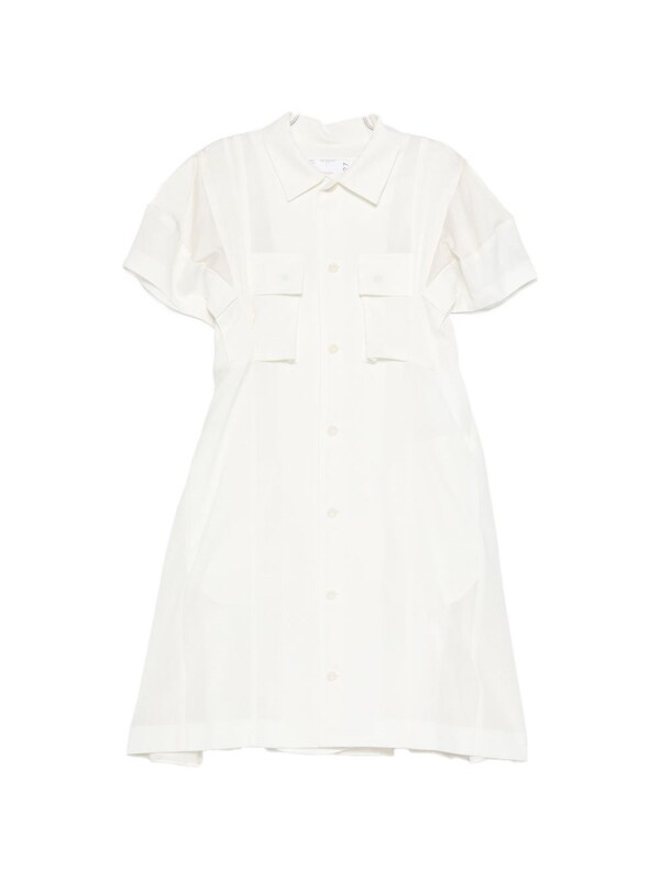  Sacai Sacai Wool Suiting Dress 