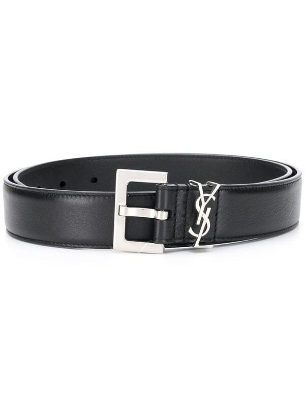  Saint Laurent Saint Laurent Cassandre Leather Belt 