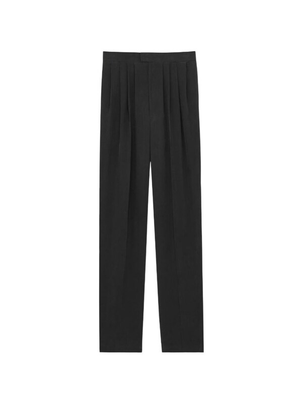  Saint Laurent Saint Laurent Silk Formal Trousers 