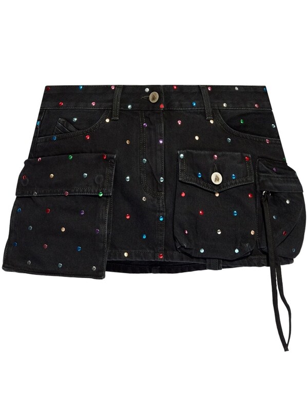  The Attico The Attico Fay Denim Mini Skirt 
