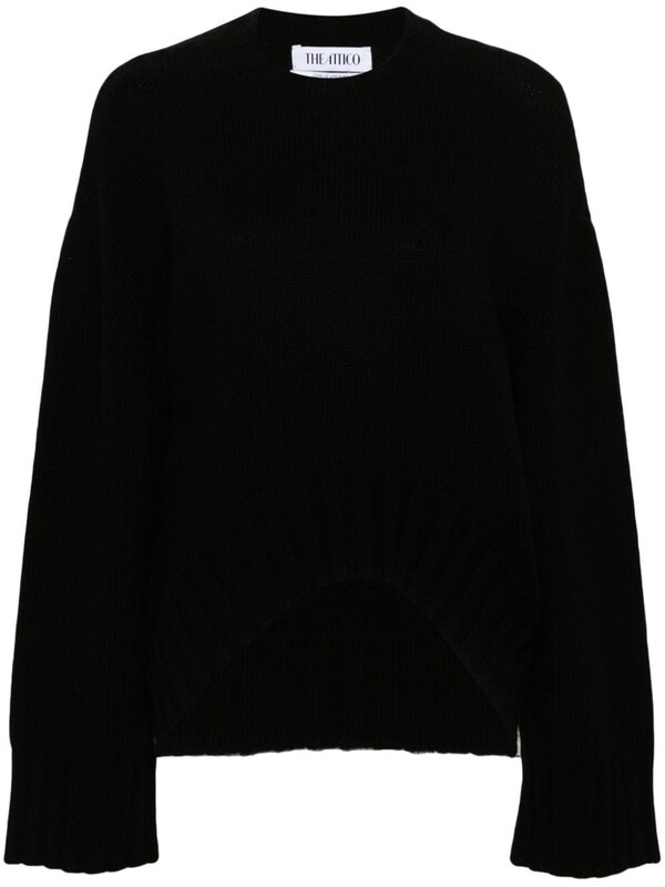  The Attico The Attico Wool Blend Crewneck Sweater 