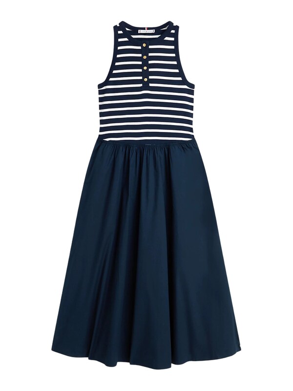  Tommy Hilfiger Tommy Hilfiger Sleeveless Dress With Gold Buttons 