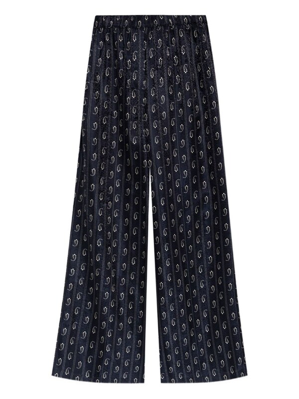  Tory Burch Tory Burch Jacquard Silk Trousers 