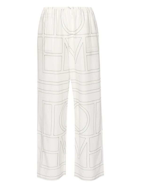  Toteme Toteme Cotton Blend Pajama Trousers 