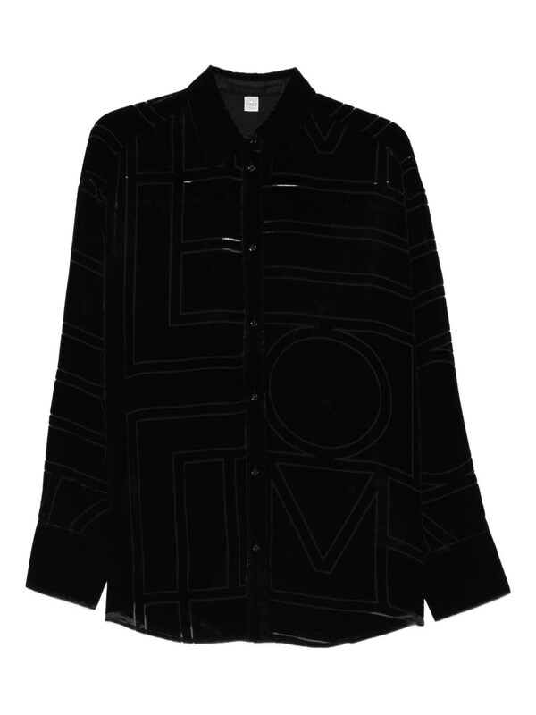  Toteme Toteme Monogram Pajama Shirt 
