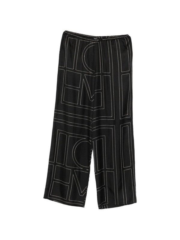  Toteme Toteme Monogram Silk Pajama Trousers 