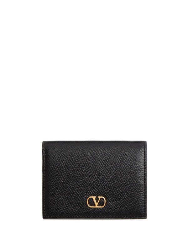  Valentino Garavani Valentino Garavani Vlogo Signature Leather Wallet 