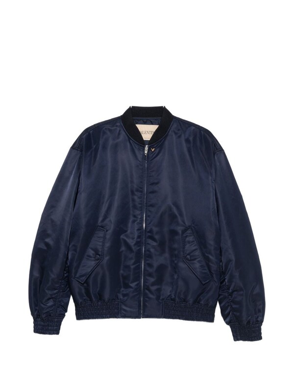  Valentino Valentino Vgold Nylon Bomber Jacket 