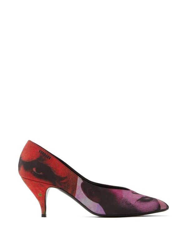  Versace Versace Printed Pumps 