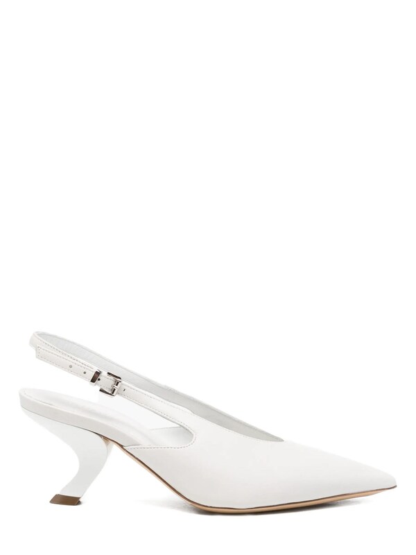  Vic Matie Vic Matie Leather Slingbacks 