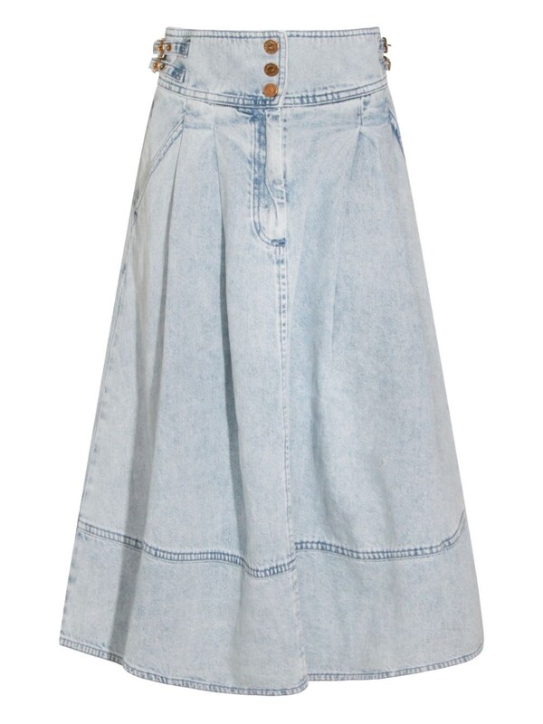  Zimmermann Zimmermann Denim Maxi Skirt 