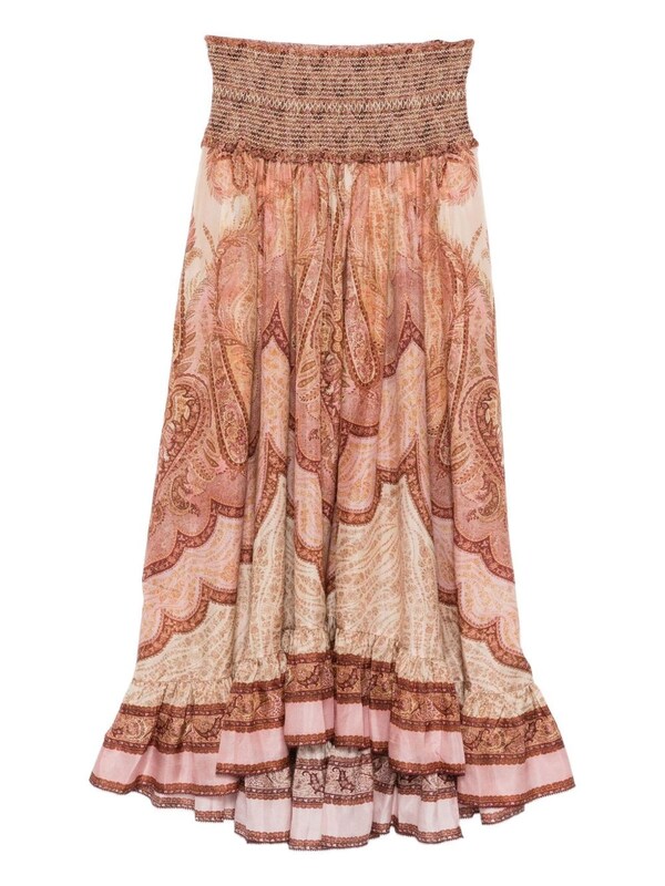  Zimmermann Zimmermann Wanderlust Silk Maxi Skirt 