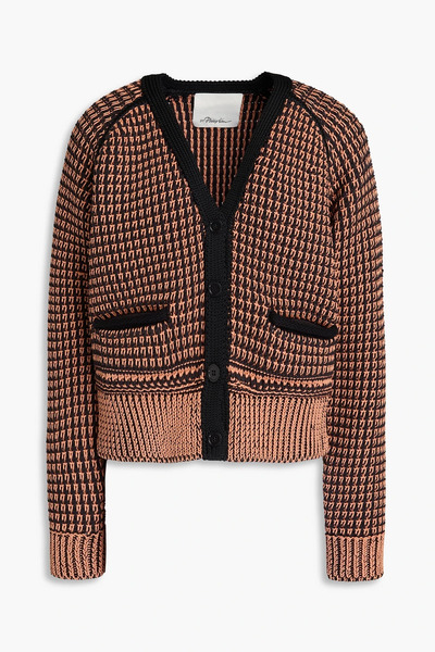  3.1 Phillip Lim - Two-tone Knitted Cardigan - Brown - M 