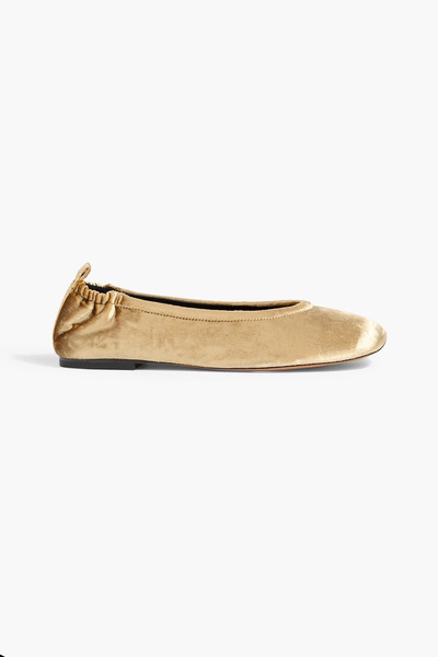  3.1 Phillip Lim - Velvet Ballet Flats - Metallic - Eu 36 