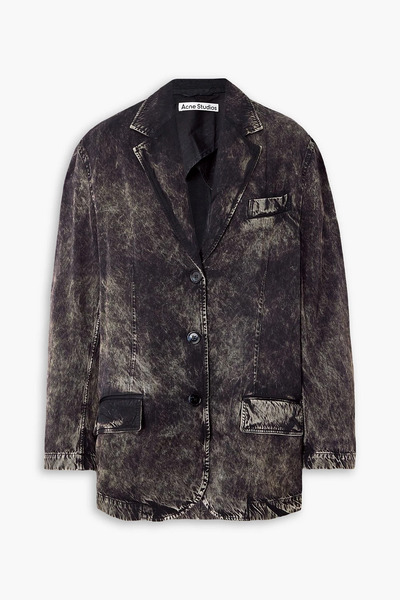  Acne Studios - Distressed Twill Blazer - Black - De 32 