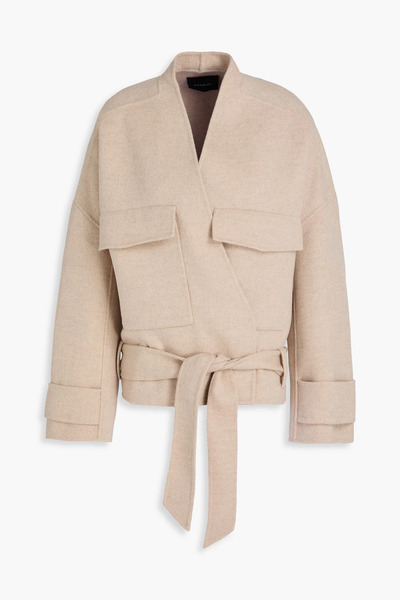  A.emery - Ames Wool-blend Twill Jacket - Neutral - Xxl 