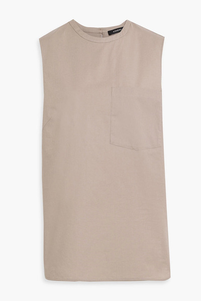  A.emery - Wolfe Cotton-poplin Top - Neutral - Xs 