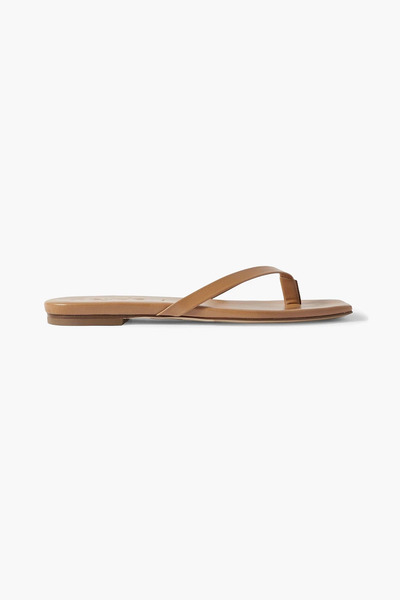 Aeyde - Renee Leather Flip Flops - Brown - Eu 35 