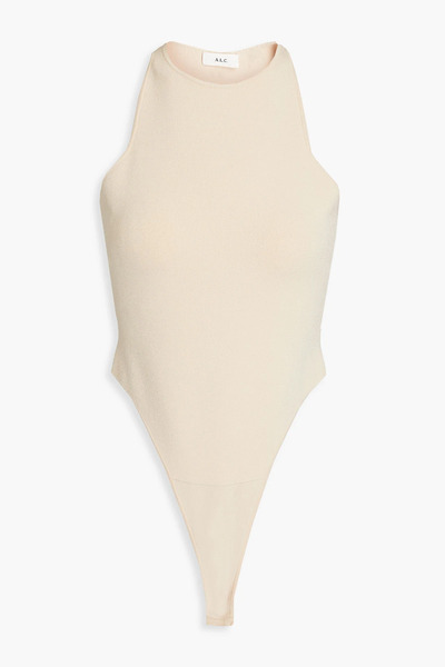  A.l.c. - Pierce Cutout Ponte Bodysuit - Neutral - Xl 