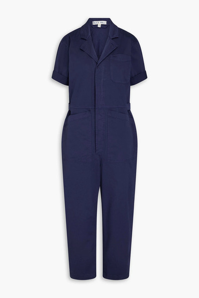  Alex Mill - Standard Cropped Cotton-blend Jumpsuit - Blue - Xs 