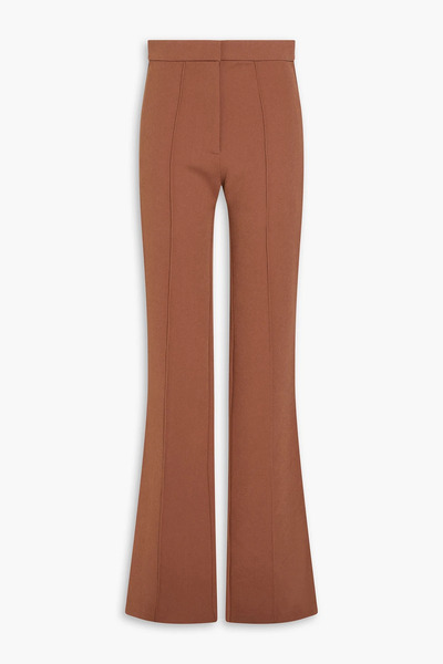  Alex Perry - Aldrich Crepe Flared Pants - Brown - Uk 10 