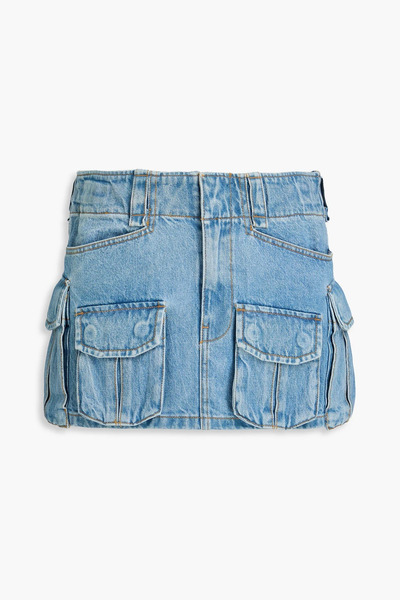  Alexander Wang - Acid-wash Denim Mini Skirt - Blue - 25 