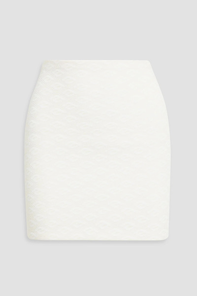  Alexanderwang.t - Jacquard-knit Mini Skirt - White - L 