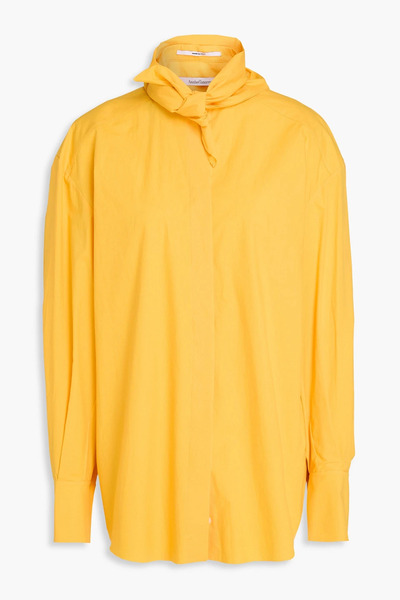  Another Tomorrow - Cotton-poplin Shirt - Yellow - It 38 