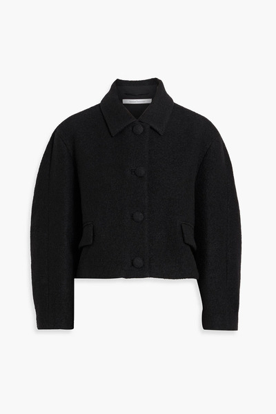  Another Tomorrow - Cropped Wool-felt Jacket - Black - It 48 