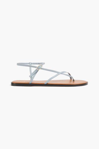  Atp Atelier - Capri Leather Sandals - Blue - Eu 37 