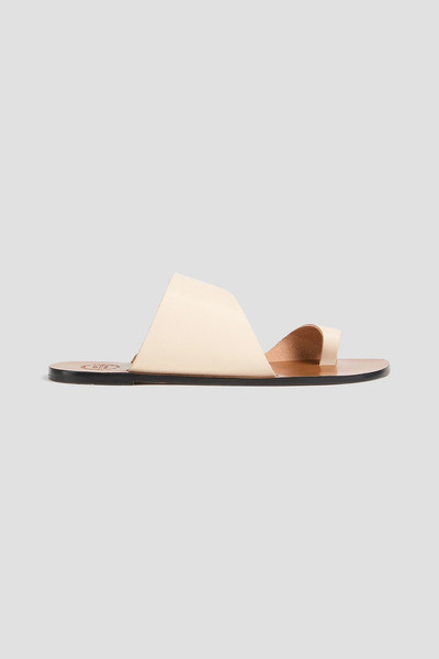  Atp Atelier - Centola Leather Sandals - White - Eu 37 