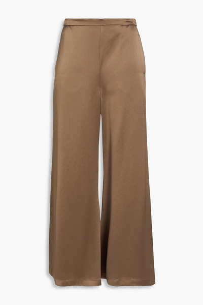  By Malene Birger - Lucee Satin-crepe Flared Pants - Neutral - De 32 
