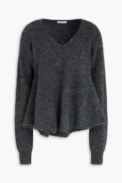  By Malene Birger - Ribbed Wool-blend Sweater - Gray - Xs 