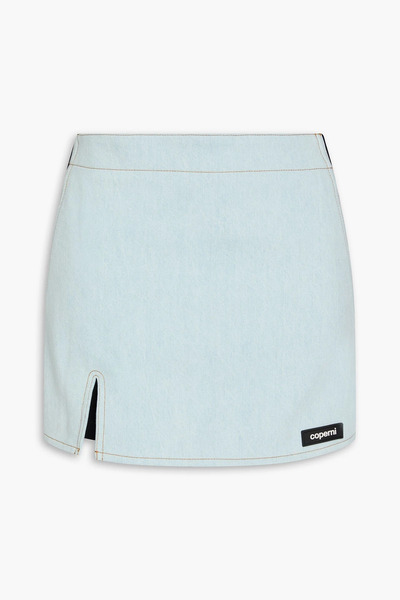  Coperni - Skirt-effect Denim Shorts - Blue - Fr 38 