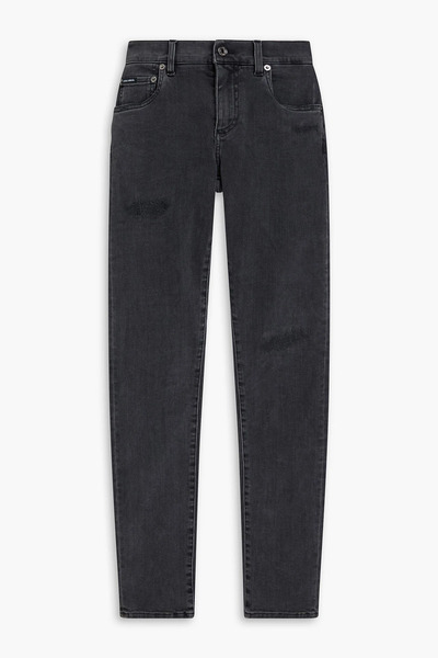  Dolce&gabbana - Distressed Denim Jeans - Gray - It 44 