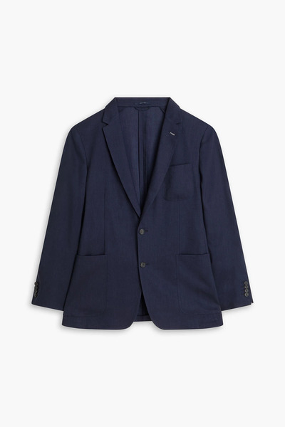  Dunhill - Linen-blend Blazer - Blue - It 56 